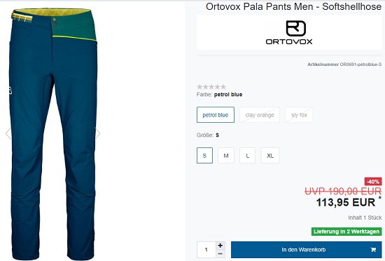 Kletterhosen Sale bei verticalextreme - bis zu 50% sparen