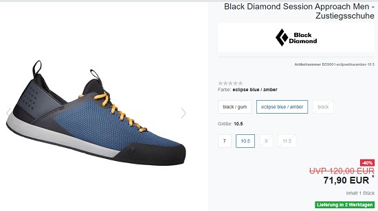 Bis zu -40% auf Zustiegsschuhe bei verticalextreme