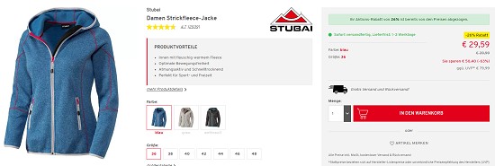 Sale bei vorteilshop