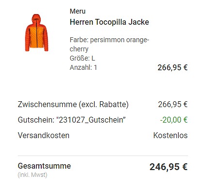 20€-Gutschein bei bergzeit