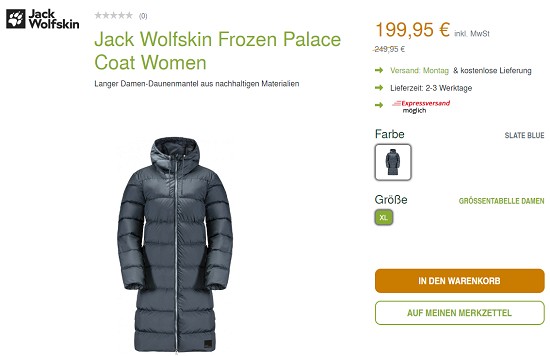 Outletshopping im unterwegs Onlineshop