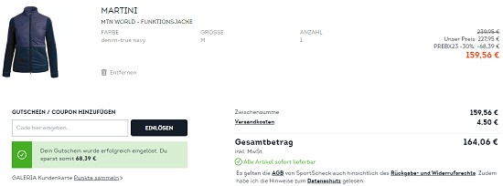 Pre Black Week-Deals bei sportscheck