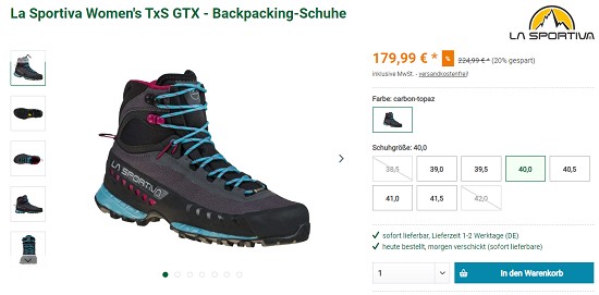 Schuhsale bei outdoortrends