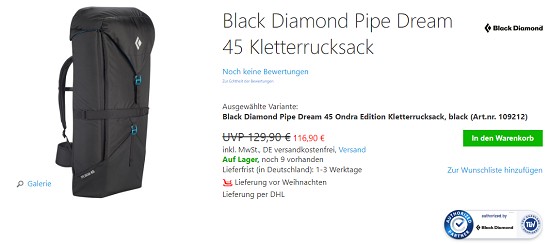 Climbers Black Week bei chalkr - bis zu 50% sparen