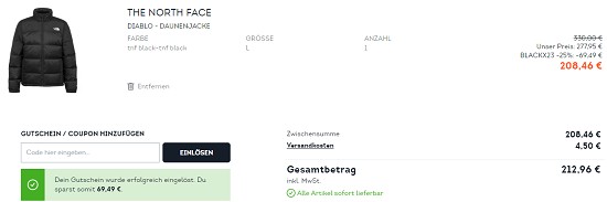 Black Week bei sportscheck: 25% auf Performance & Lifestyle