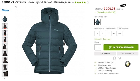 Black Casual Day - bis zu 50 % Rabatt auf Casual Deals bei bergfreunde