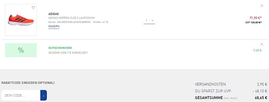 Black Week Deals bei intersport: 10% auf Adidas Artikel