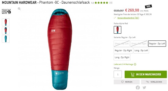 Black Outdoor Days - bis zu 50% auf Outdoordeals bei bergfreunde