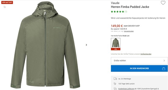 Bis zu 50% auf aktuelle Winterware bei bergzeit