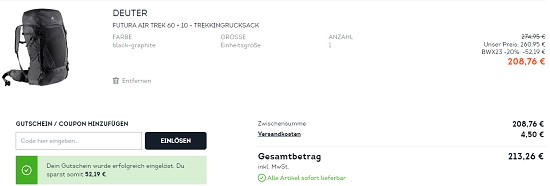 Extended Black Week: -20% on top auf Winter & Outdoor Must Haves