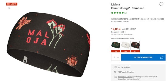 Bergzeit Hammerangebot - Maloja bis zu 70% günstiger