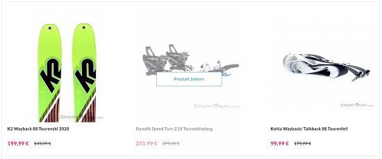 Neues Jahr - Neues Hobby: Skitouren Set über 50% reduziert bei SportOkay
