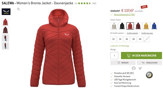 Im Bergfreunde Wintersale bis zu 40% sparen