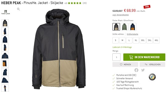 Skibekleidung Sale bei bergfreunde