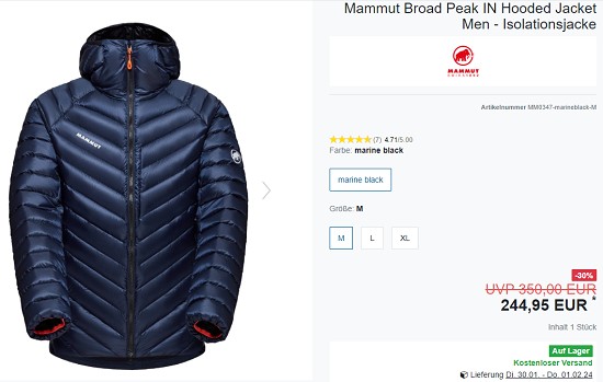 Ausgewählte Isolationsjacken bis zu 40 % reduziert bei verticalextreme