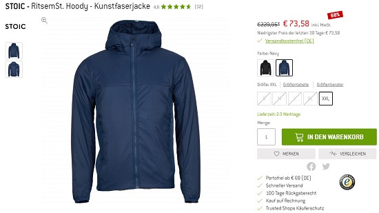 Bis zu 50% auf Stoic Ausrüstung bei den Bergfreunden