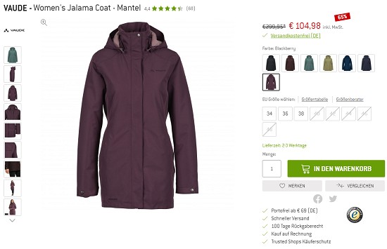 Top-Marken im Sale bei den bergfreunden