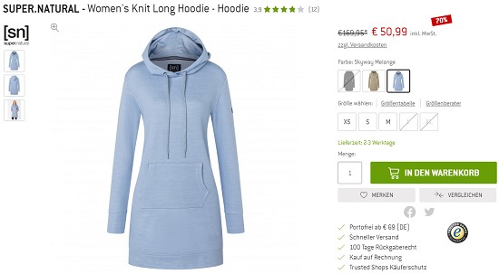 Pullover und Hoodies im Outlet von bergfreunde