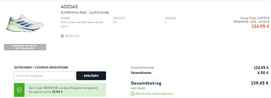 10% on top auf Schuh-Highlights