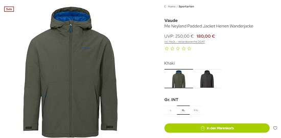 Winterjacken Sale bei sport-schuster