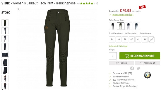 Lagerräumung bei bergfreunde - bis zu 60% Rabatt