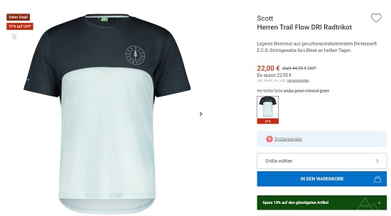 Bis zu 56 % Rabatt Scott Bikeartkel bei bergzeit