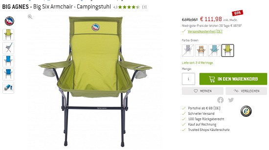 Große Rabatte auf Outdoor Ausrüstung bei den Bergfreunden