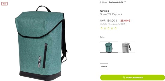 Daypacks im Sale bei sport-schuster