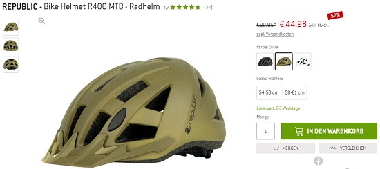 Fahrradbekleidung und Zubehör bis zu 70% günstiger bei den bergfreunden