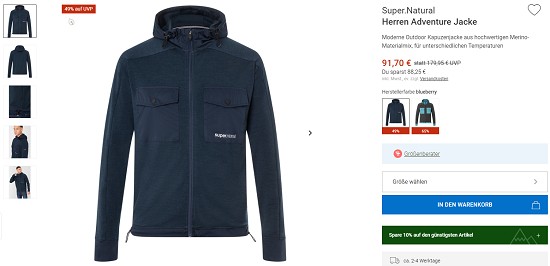 Sommer Deals bei bergzeit- bis zu 40%	sparen