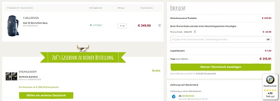 10% auf Wanderschuhe und Rucksäcke bei snowleader