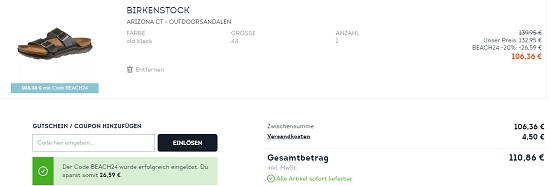 20% auf Summer- und Beachstyles bei sportscheck