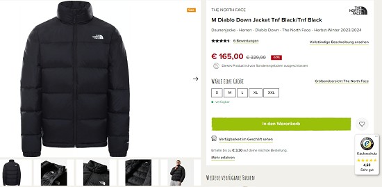 The North Face im Sale bei snowleader