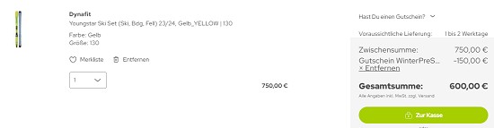 Pre-Wintersale bei sport-schuster