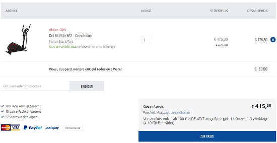 Final Call im Final Sale von sportler