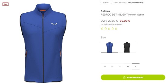 Salewa Sale bei sport-schuster