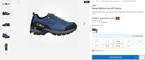 Wander-Blowout bei bergzeit