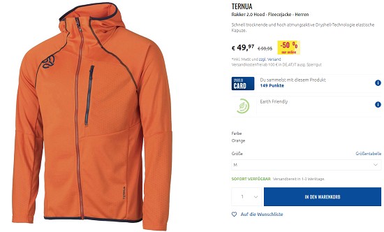 Fleecejacken & Co. bis zu 40 % reduziert bei sportler