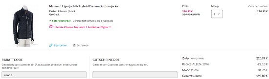 Mammut bei sportokay - mindestens 50 % sparen