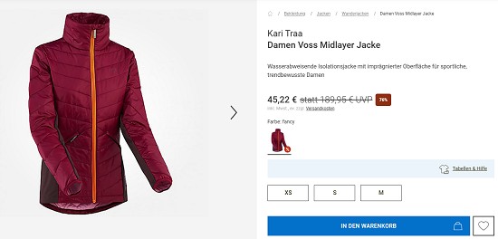 Pre Black Week-Deals bei bergzeit