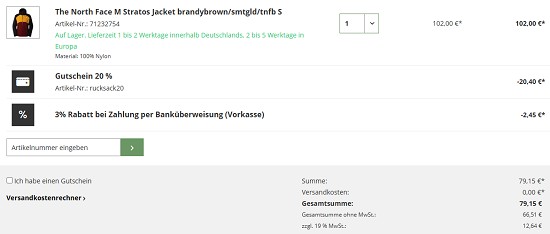 Jubiläums-Sale bei rucksack.de - 20% auf alles