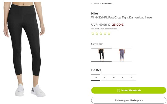 Running Sale bei sport-schuster