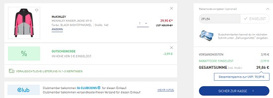 Pre black Friday deals bei intersport- bis zu - 10% extra auf Eigenmarke