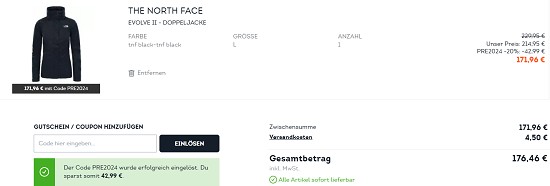 Black Week -20% on top auf Top Marken bei sportscheck