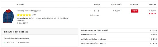 Black Weeks bei vorteilshop: 29% extra sparen