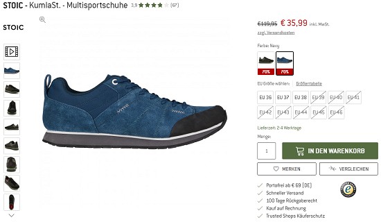 Schuhe im Outlet von bergfreunde