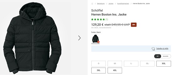 Silvester-Deals bei bergzeit: 70% auf Schöffel