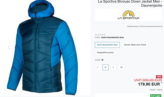 Bis zu 50% auf La Sportiva Bekleidung bei verticalextreme