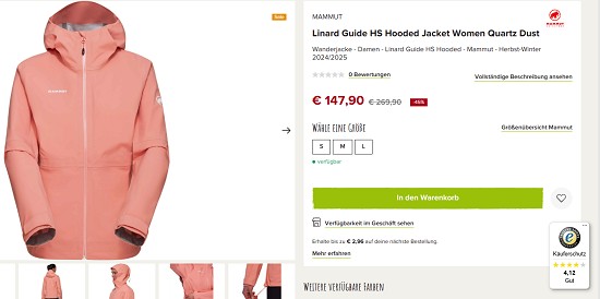 Mammut im Wintersale von snowleader