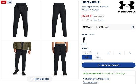 Sale bei Intersport - Rabatte von bis zu 50%